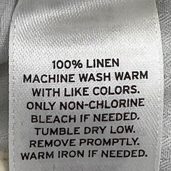 Linen Shorts Nordstrom Baird Mcnutt Irish Linen Blue Flat Front - Picture 6 of 7